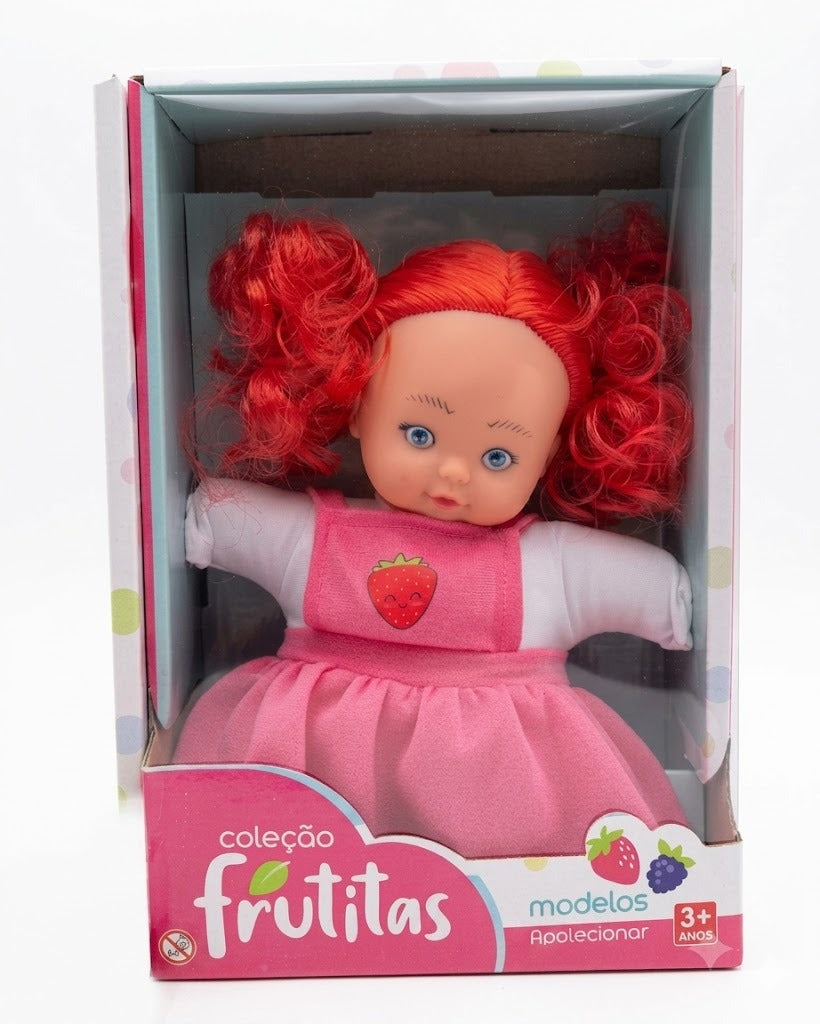 BONECA FRUTITA MORANGO/ UVA