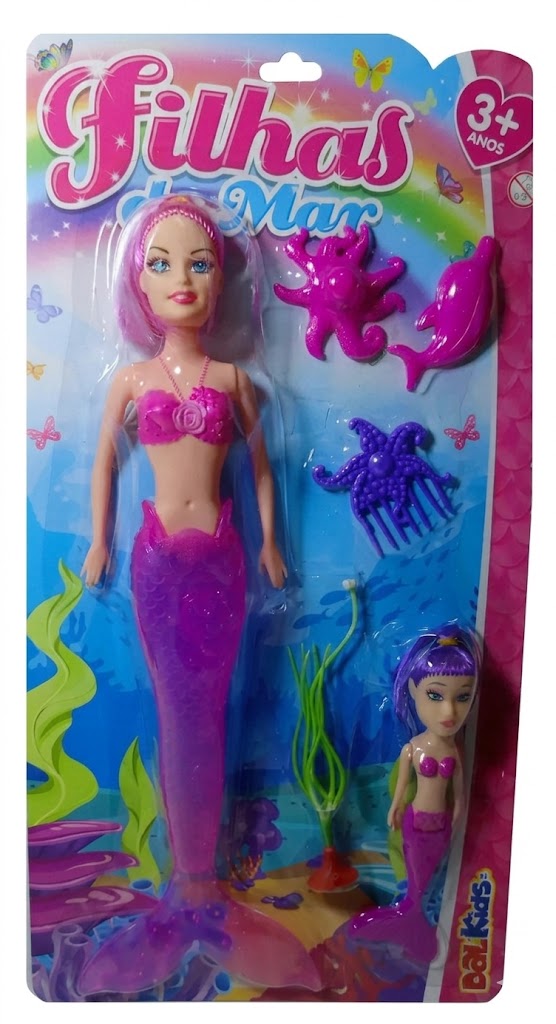 Conjunto Boneca Sereia