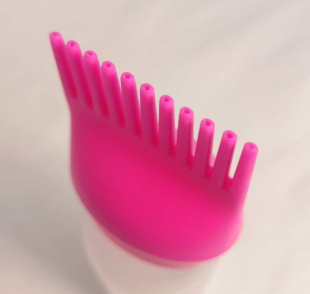 FRASCO APLICADOR COM DENTES PARA TINTURA