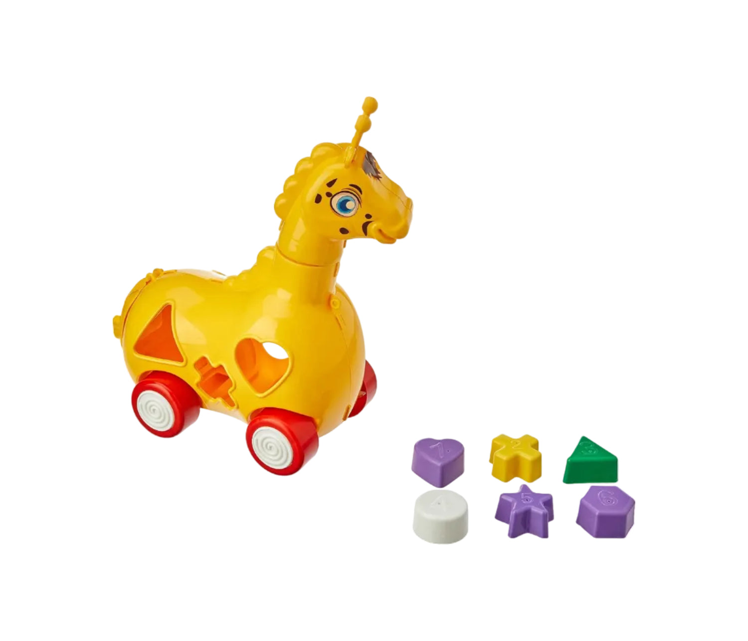 Brinquedo Educativo De Encaixe Com Rodas