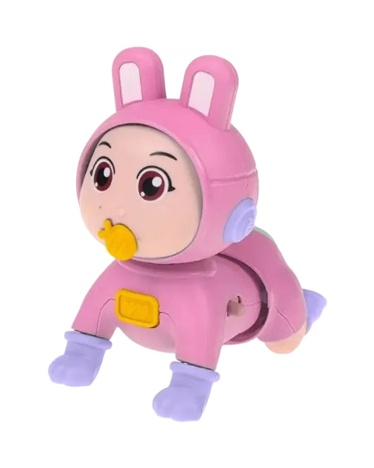 Mini Boneca Bebê Engatinha Musical Interativo