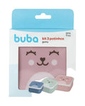 Kit 3 Potinhos Buba Gumy Pote Papinha
