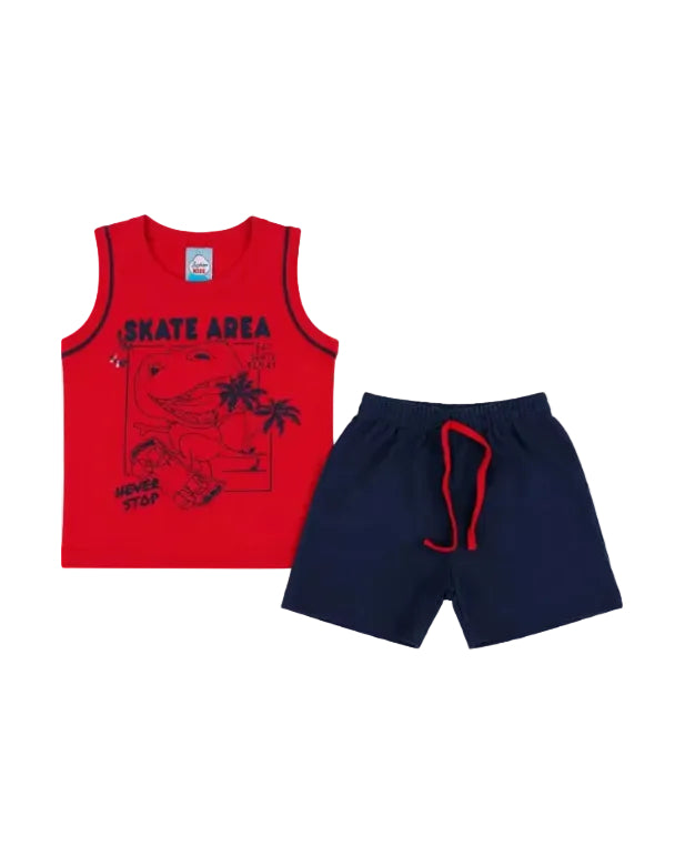 Conjunto Regata Meia Malha