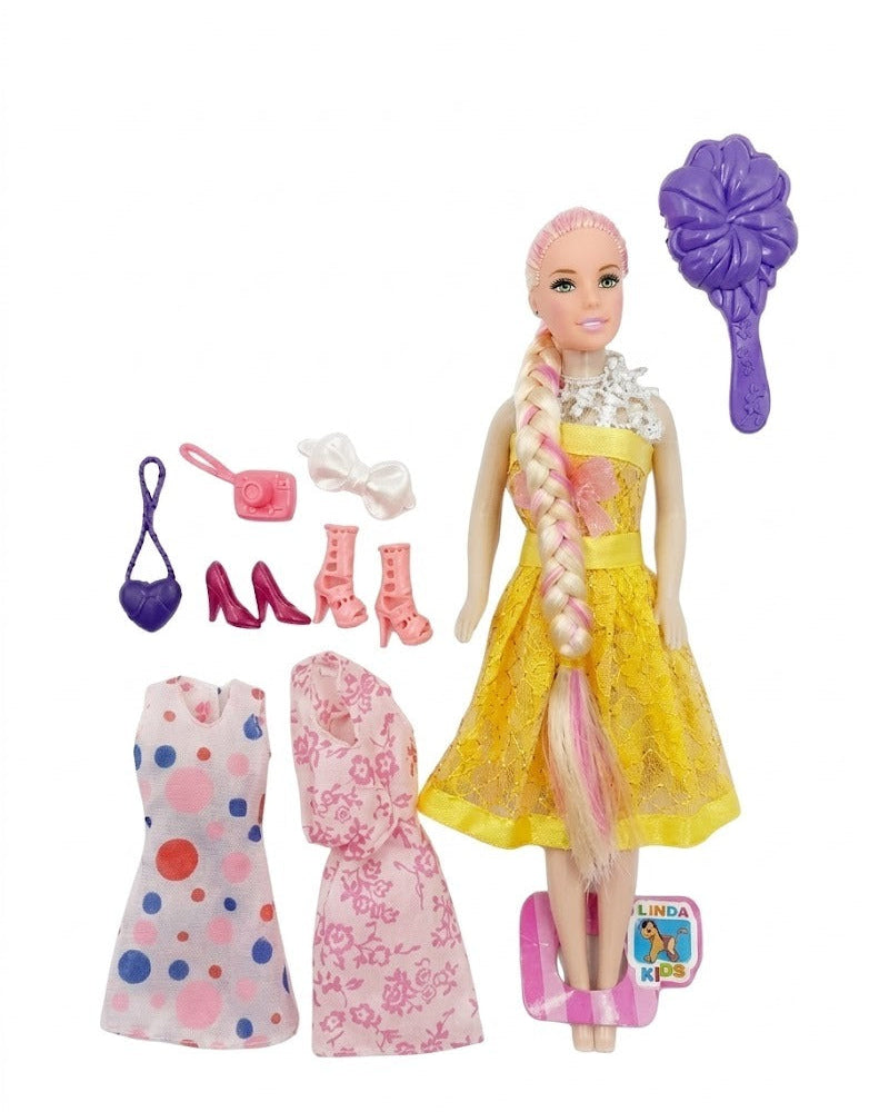 Boneca Fashion Com Kit De Acessórios