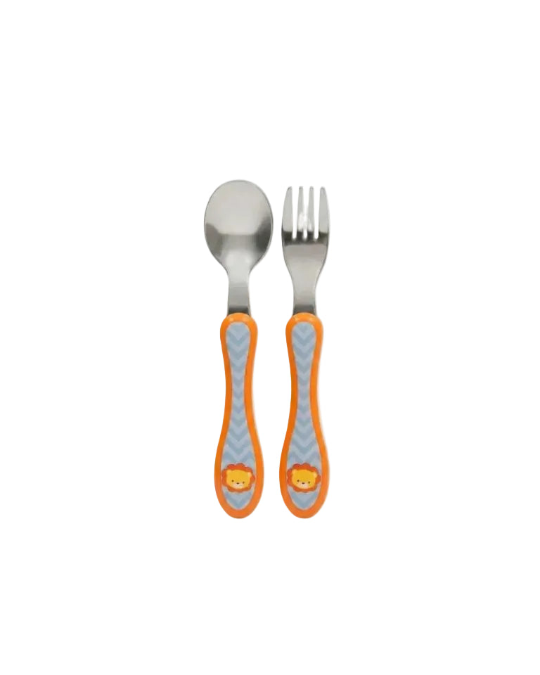 Kit Talheres Infantis em Inox Buba