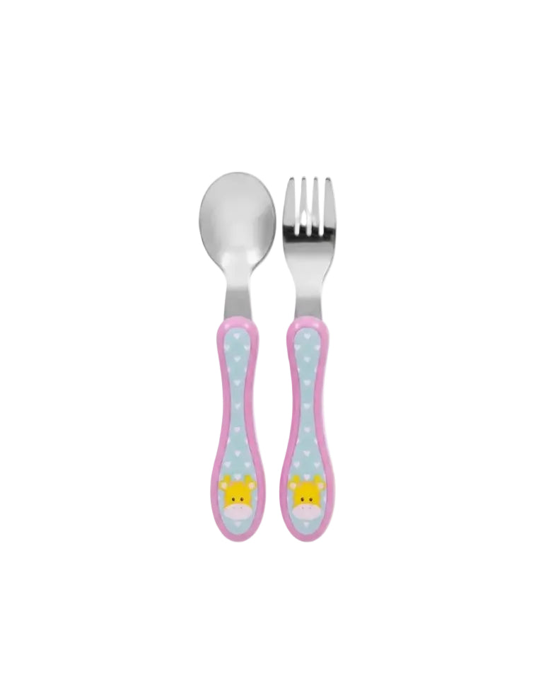 Kit Talheres Infantis em Inox Buba