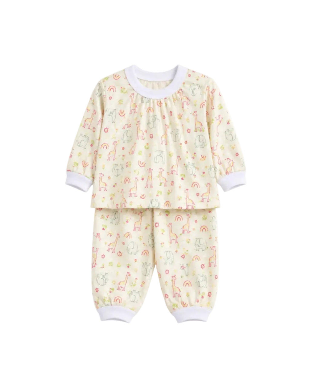 Conjunto De Pijama Infantil Com Punhos