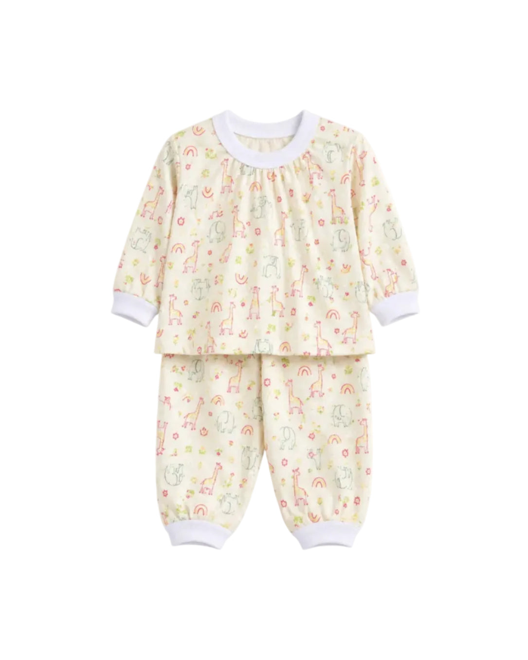 Conjunto De Pijama Infantil Com Punhos
