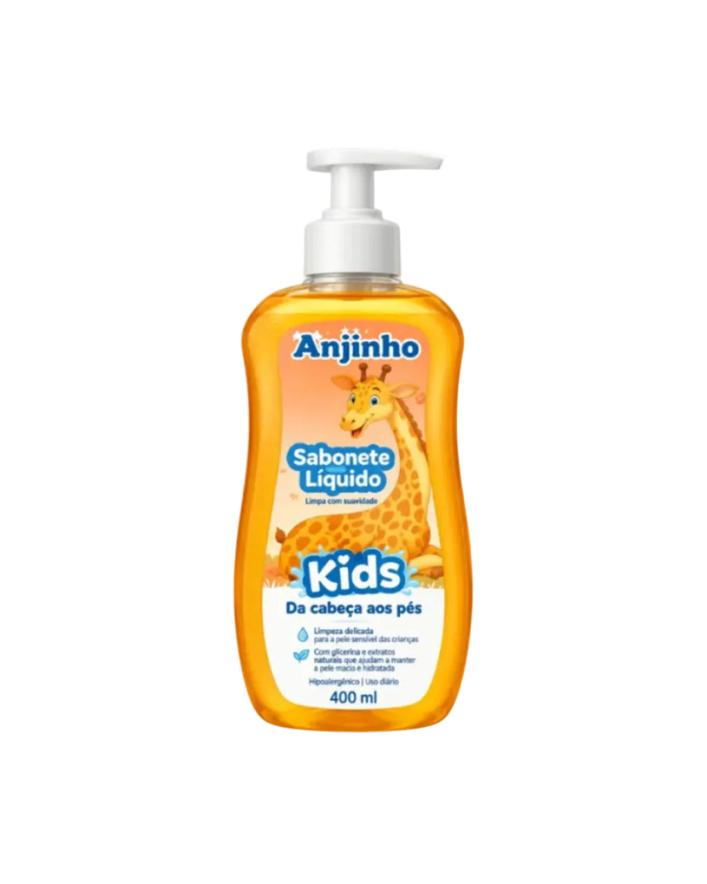 Sabonete Líquido Da Cabeça Aos Pés Anjinho 400 ML