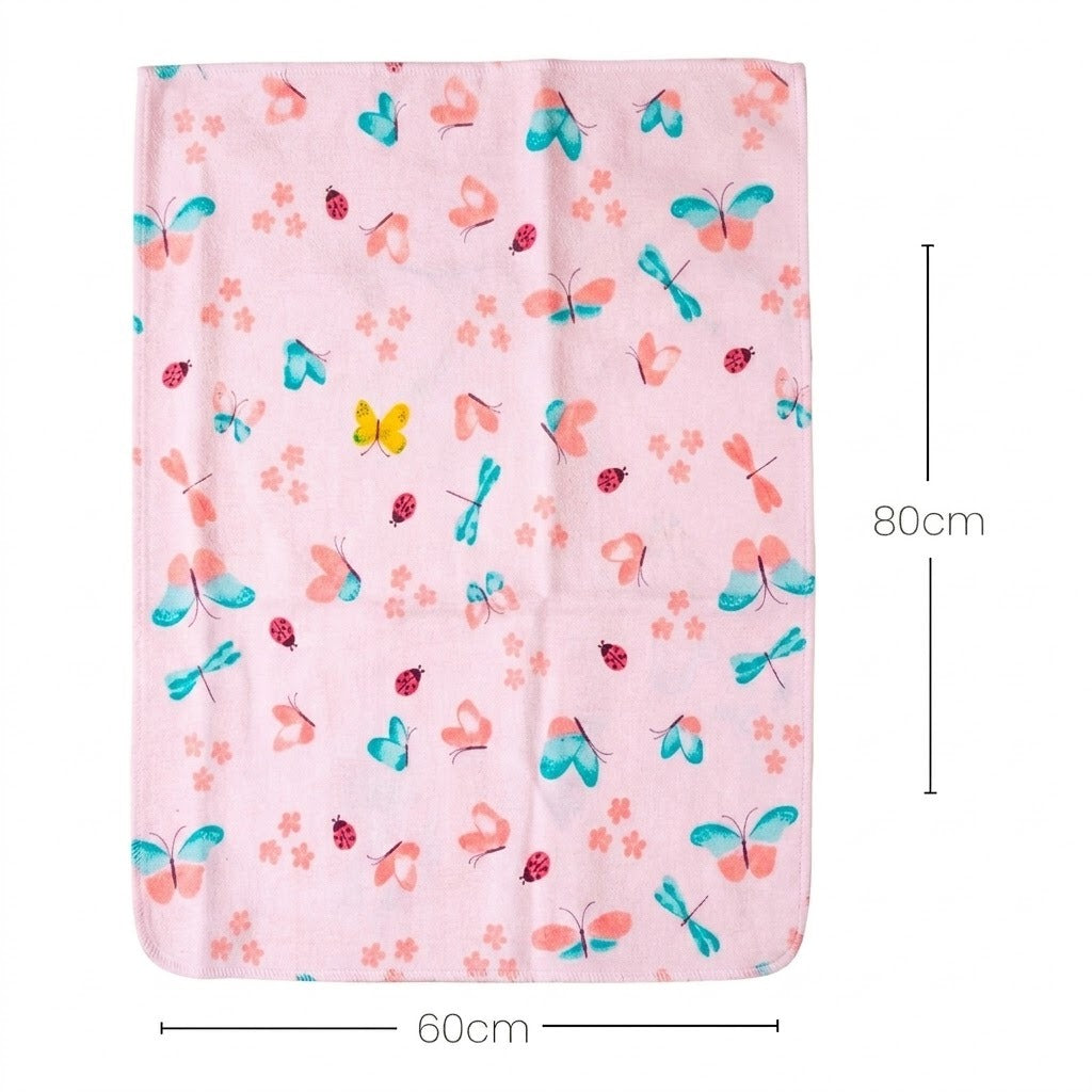 KIT CUEIRO FLANELADO KARINHO ESTAMPADO - 80X60CM - 3 UNIDADES