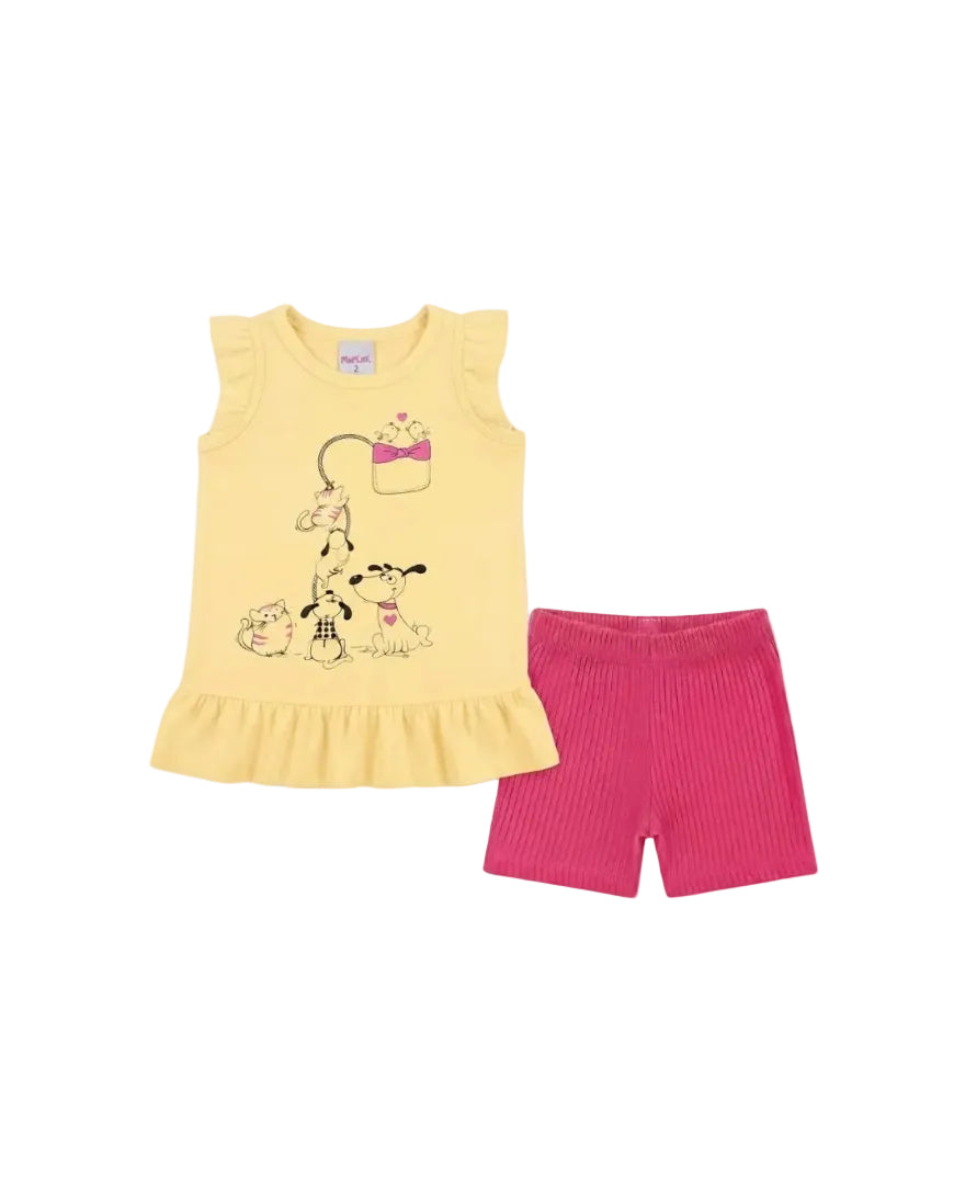 Conjunto Bata E Short