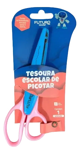 Tesoura Escolar de Picotar