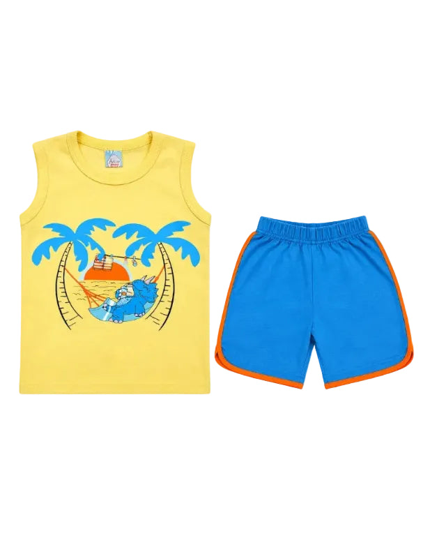 Conjunto Regata Meia Malha