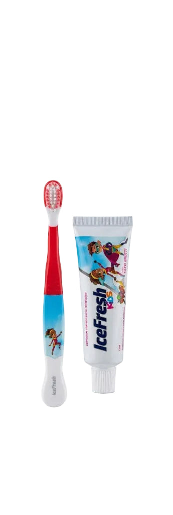 Kit De Higiene Bucal Infantil IceFresh Kids