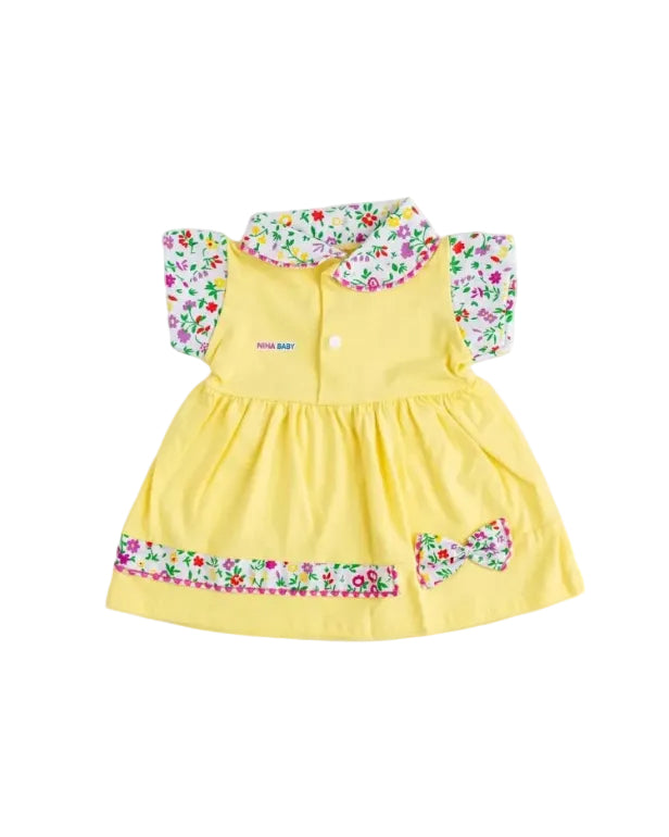 Vestido Infantil, Detalhe De Laço