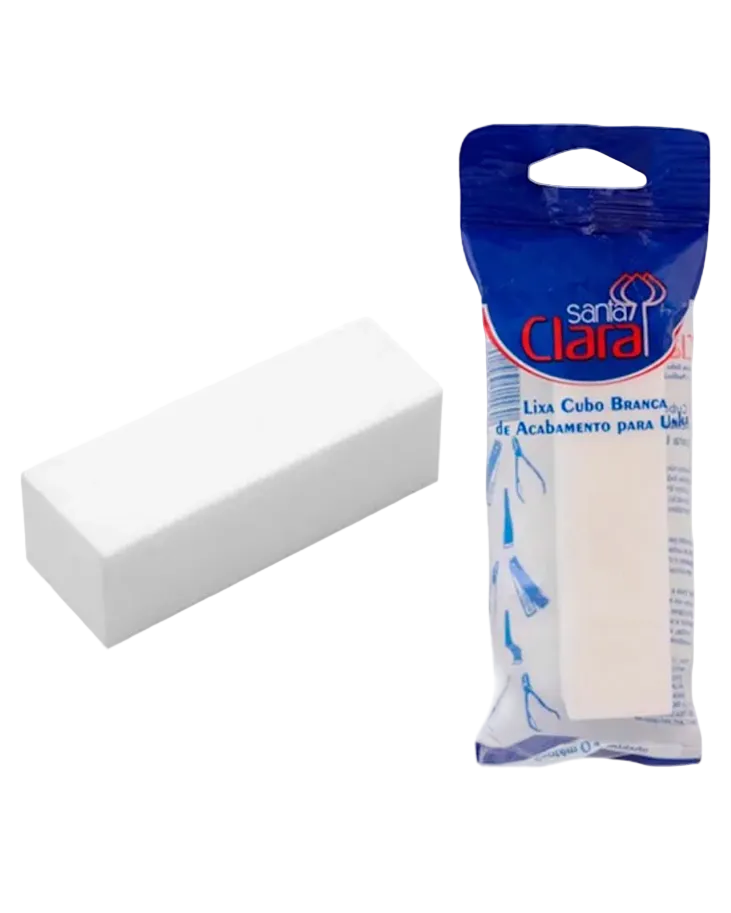 Lixa Cubo Branca