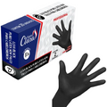 LUVAS BLACK EM PURO LÁTEX SEM TALCO PARA CABELEIREIROS