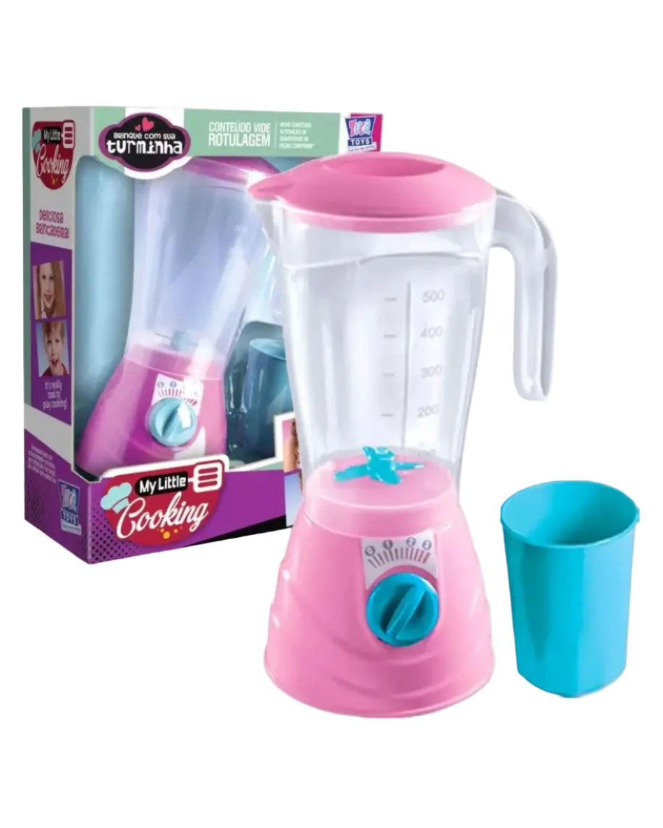 Mini Liquidificador Infantil de Brinquedo com Copo