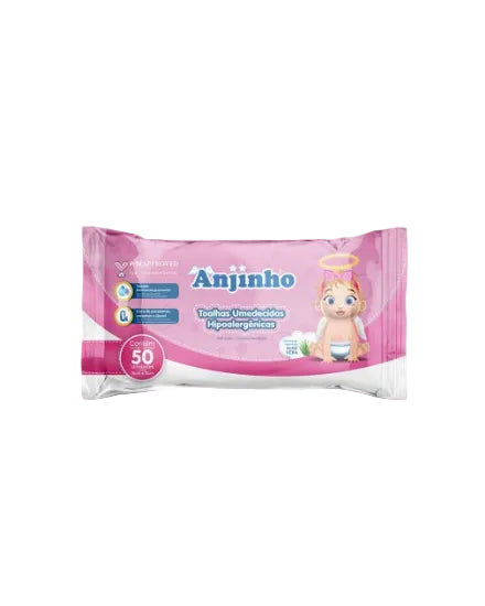 TOALHAS UMEDECIDAS ANJINHO C/ 50