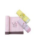 KIT C/3 CUEIROS 50 X 70 BORDADO SIMPLES