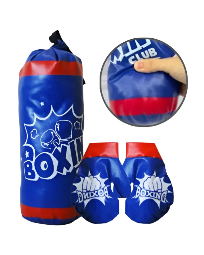 Kit Boxe Infantil Completo – Saco de Pancadas e Luvas