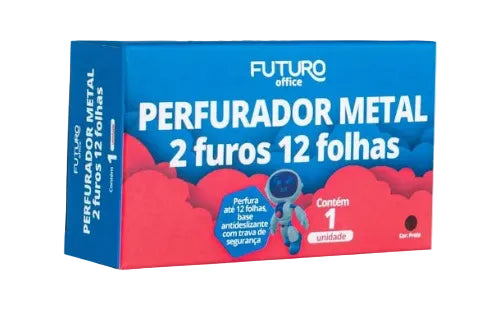 Perfurador de Papel em Metal