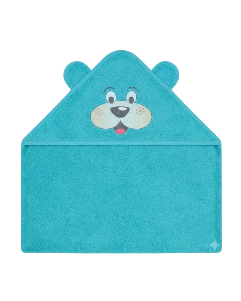 Toalha De Banho Com Capuz Para Bebê
