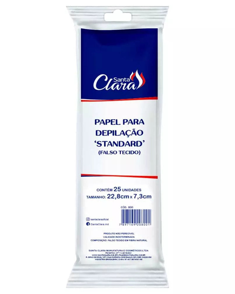 PAPEL PARA DEPILAÇÃO FALSO TECIDO | STANDARD C/25