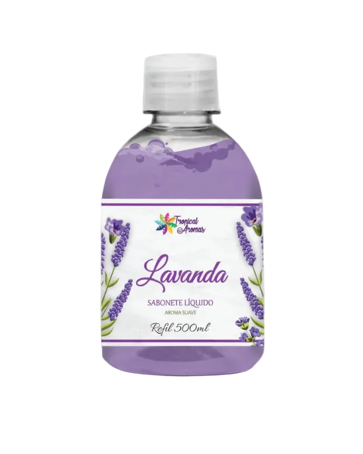 Sabonete Líquido Lavanda Tropical Aromas – Refil 500ml
