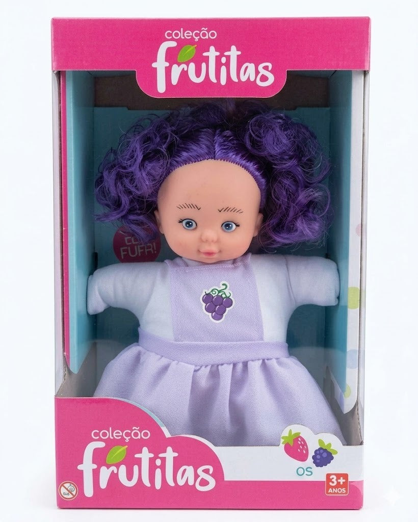 BONECA FRUTITA MORANGO/ UVA