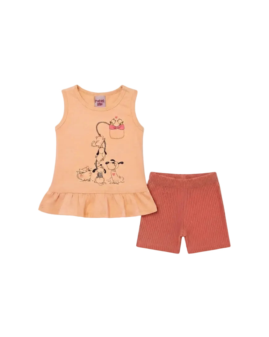 Conjunto Bata E Short