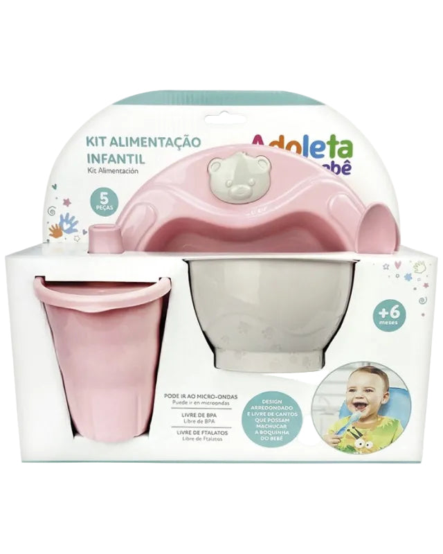 Kit Alimentação Infantil Adoleta Bebê