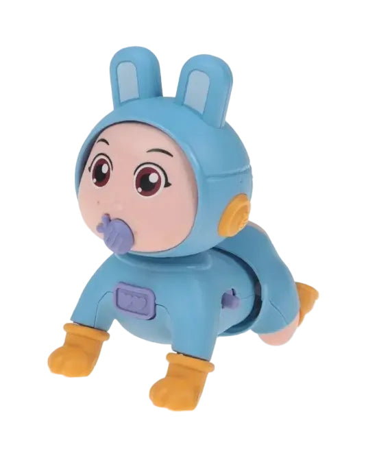 Mini Boneca Bebê Engatinha Musical Interativo
