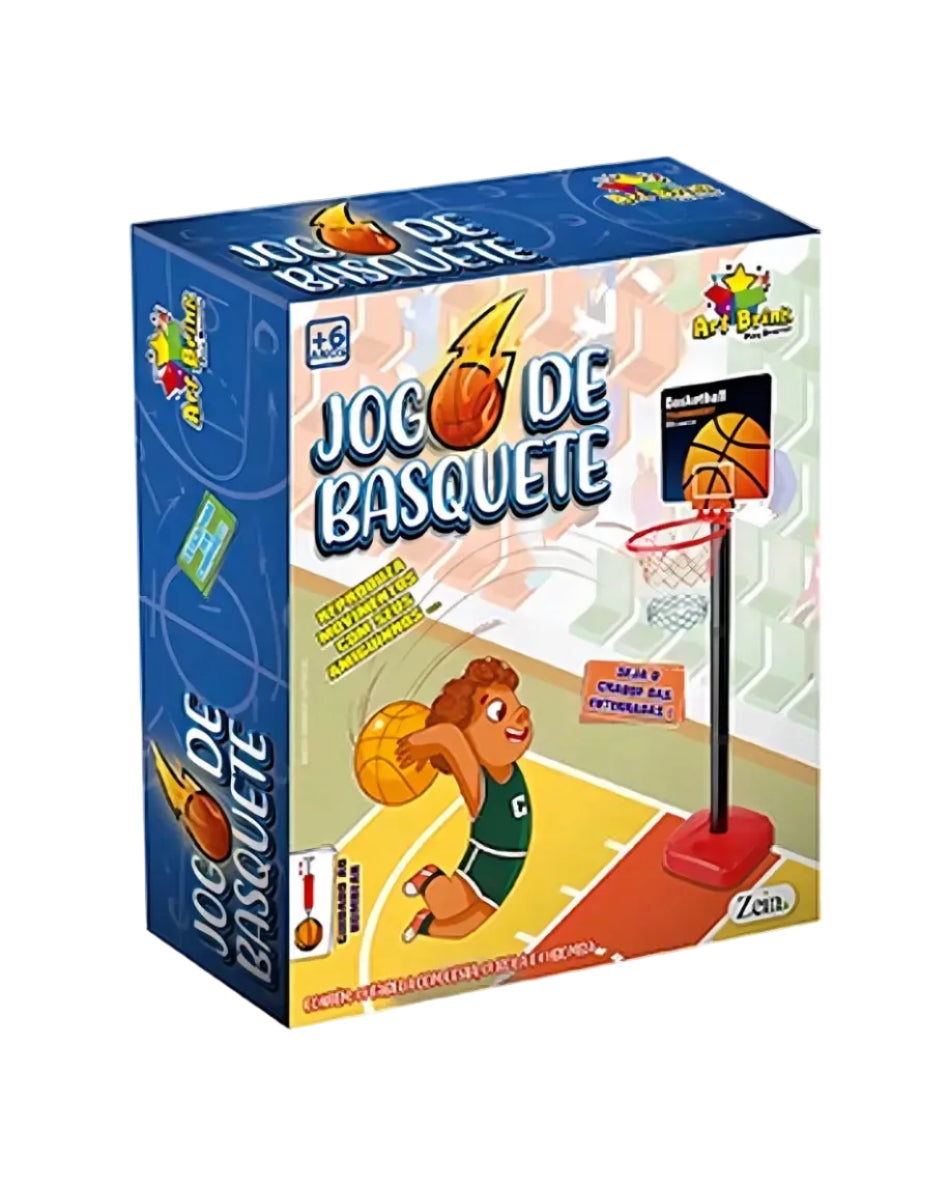 CESTA DE BASQUETE C/BOLA E BOMBA