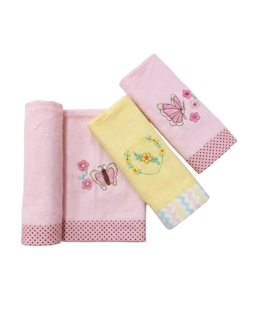 KIT C/3 CUEIROS 50 X 70 BORDADO SIMPLES