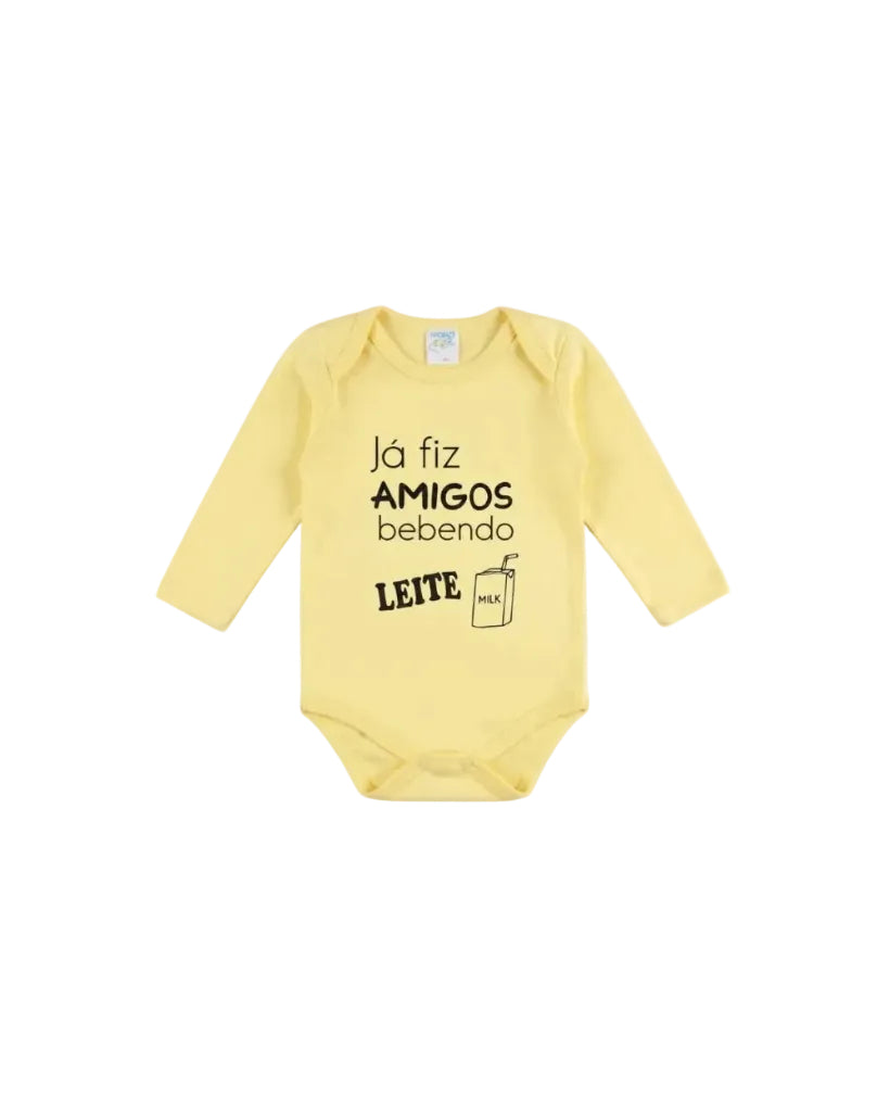 Body De Bebê Em Algodão
