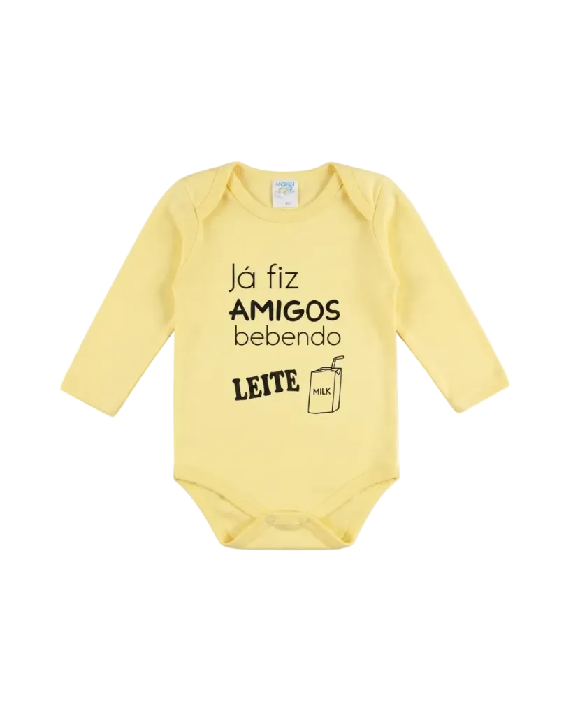 Body De Bebê Em Algodão