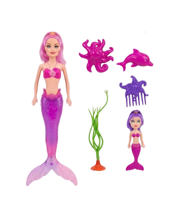 Conjunto Boneca Sereia
