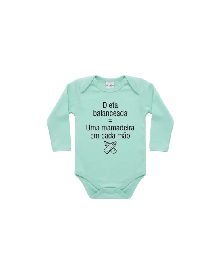 Body De Bebê Em Algodão