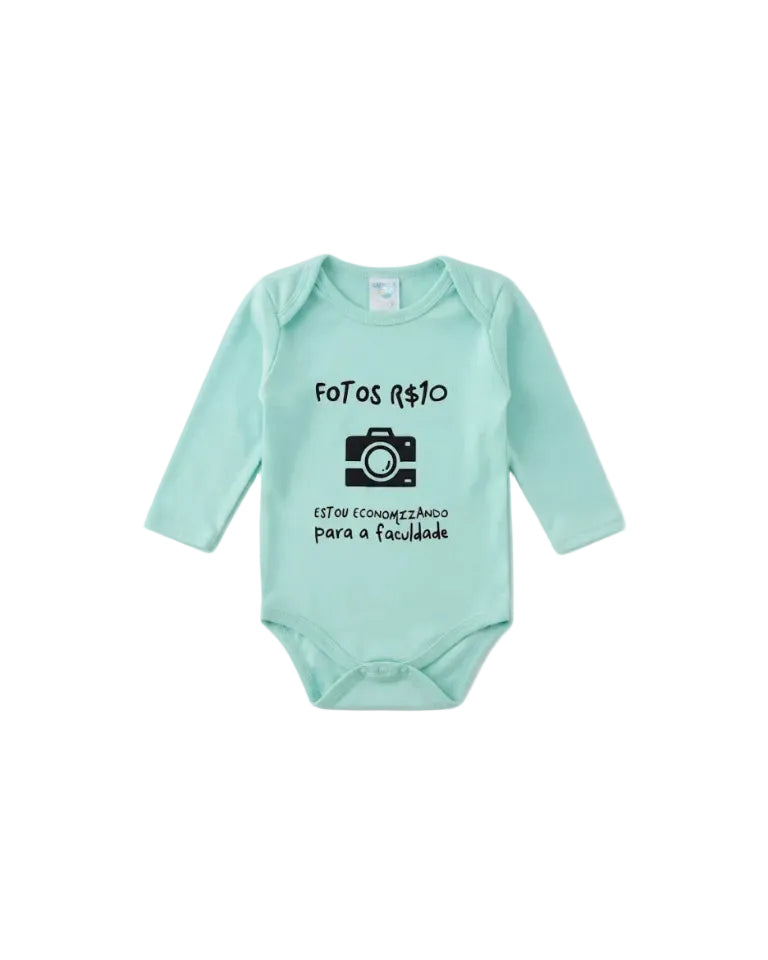 Body De Bebê Em Algodão